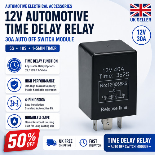 12v automotive time delay - 12v,