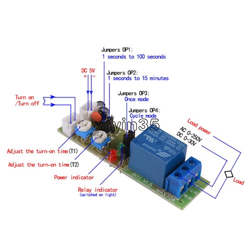Infinite cycle delay - 5v,