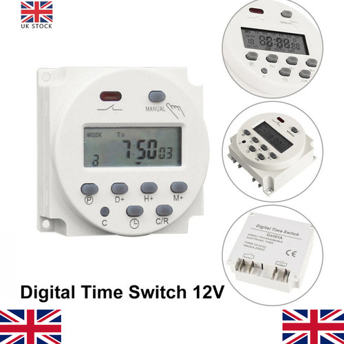 12v 16a lcd digital timer - dc,