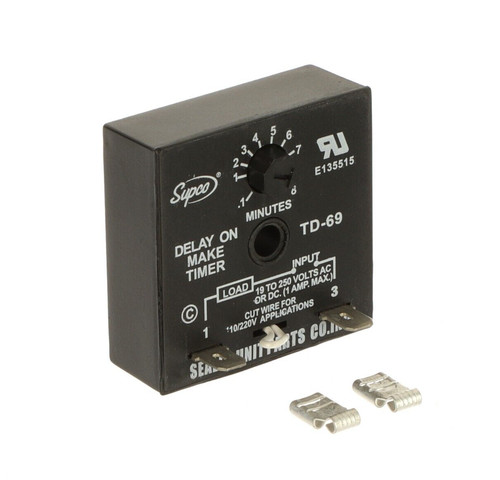 Delay make timer relay - on,