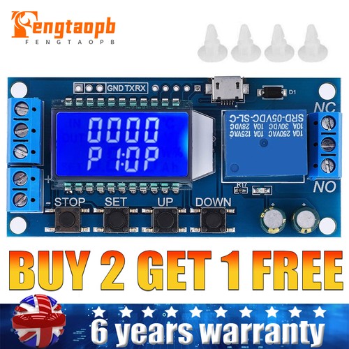 Lcd 30v relay module - 6-30v,