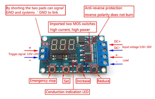 30v relay module switch - 6-30v,