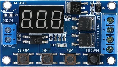 Led display programmable - programmable, timer